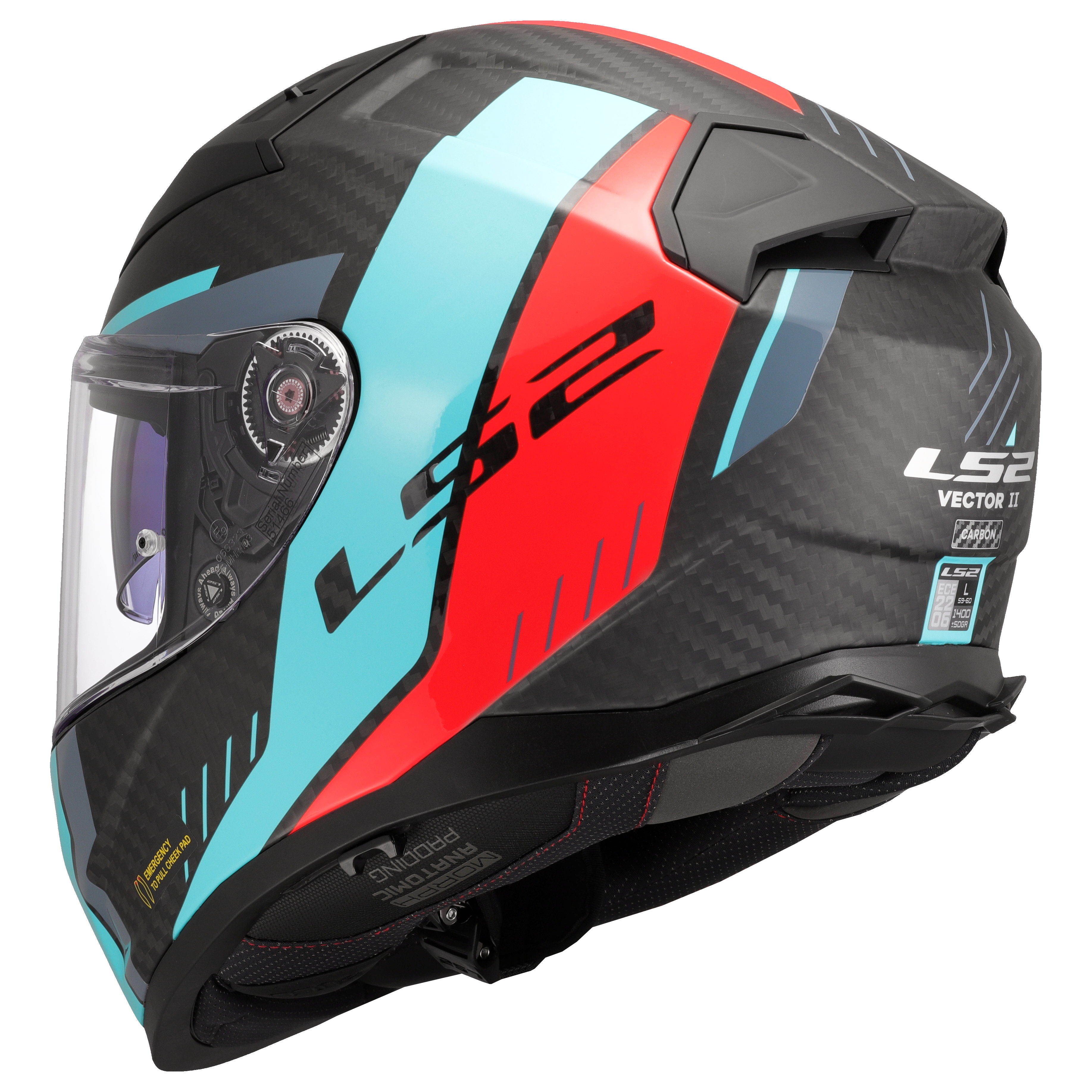 FF811  VECTOR II C GRID RED CYAN  (3)